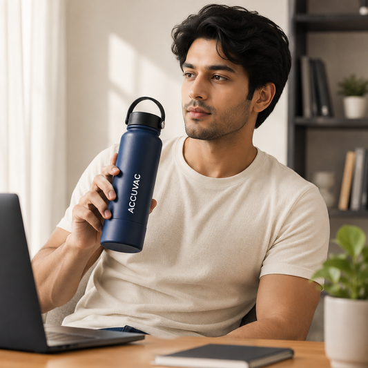 Accuvac PRIME Vacuum Insulated Flask 1000ml with Carry Handle