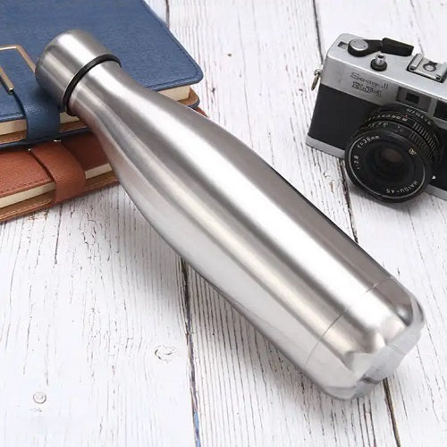 Sleek Silver Cola Bottle 500ml
