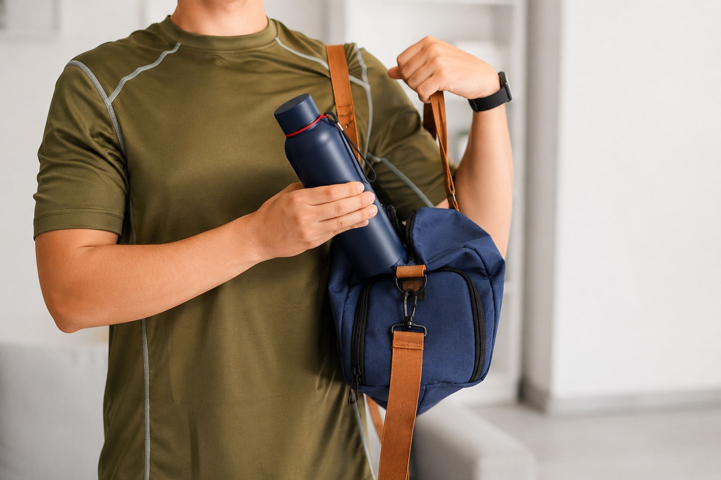 Matte Finish Stainless Steel Bottle 800ml – Lightweight & Reusable