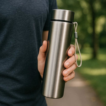 Eco Lite 800ml Stainless Steel Bottle with Carry Strap