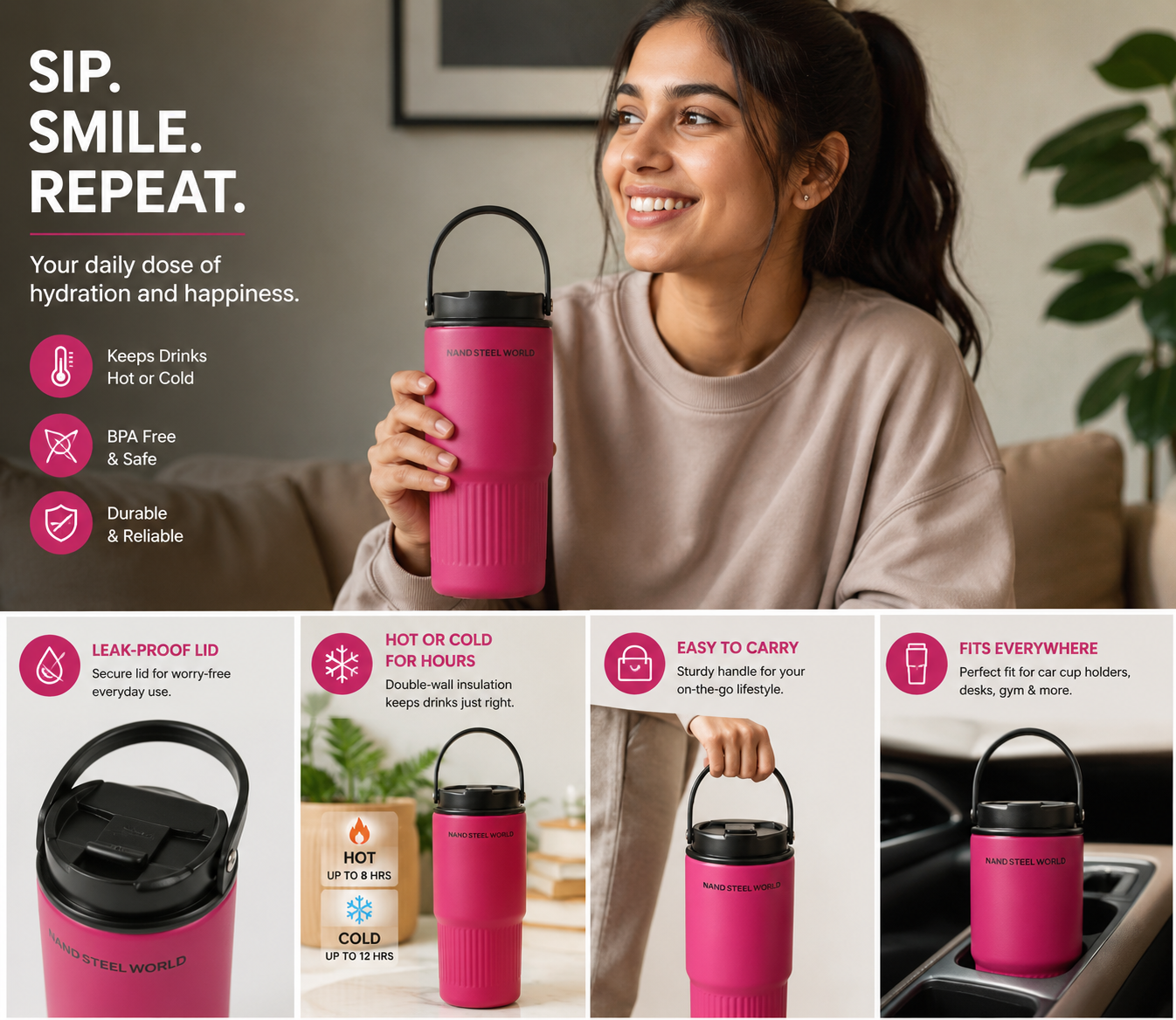 FlipTop Vacuum Flask 750ml
