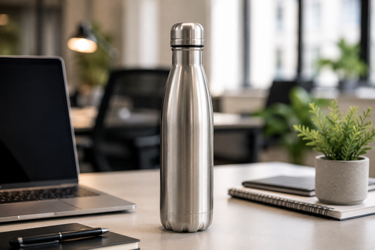 Sleek Silver Cola Bottle 1000ml