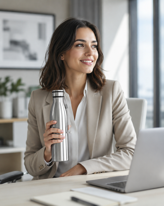 Lightweight Steel Water Bottle | Daily Hydration 1000 ml