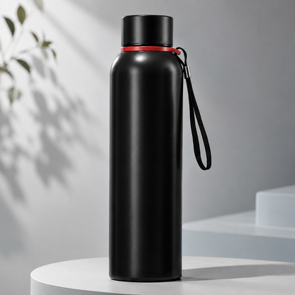 Matte Finish Stainless Steel Bottle 800ml – Lightweight & Reusable