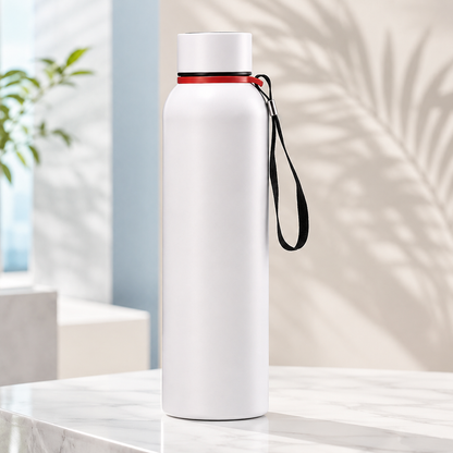Matte Finish Stainless Steel Bottle 800ml – Lightweight & Reusable