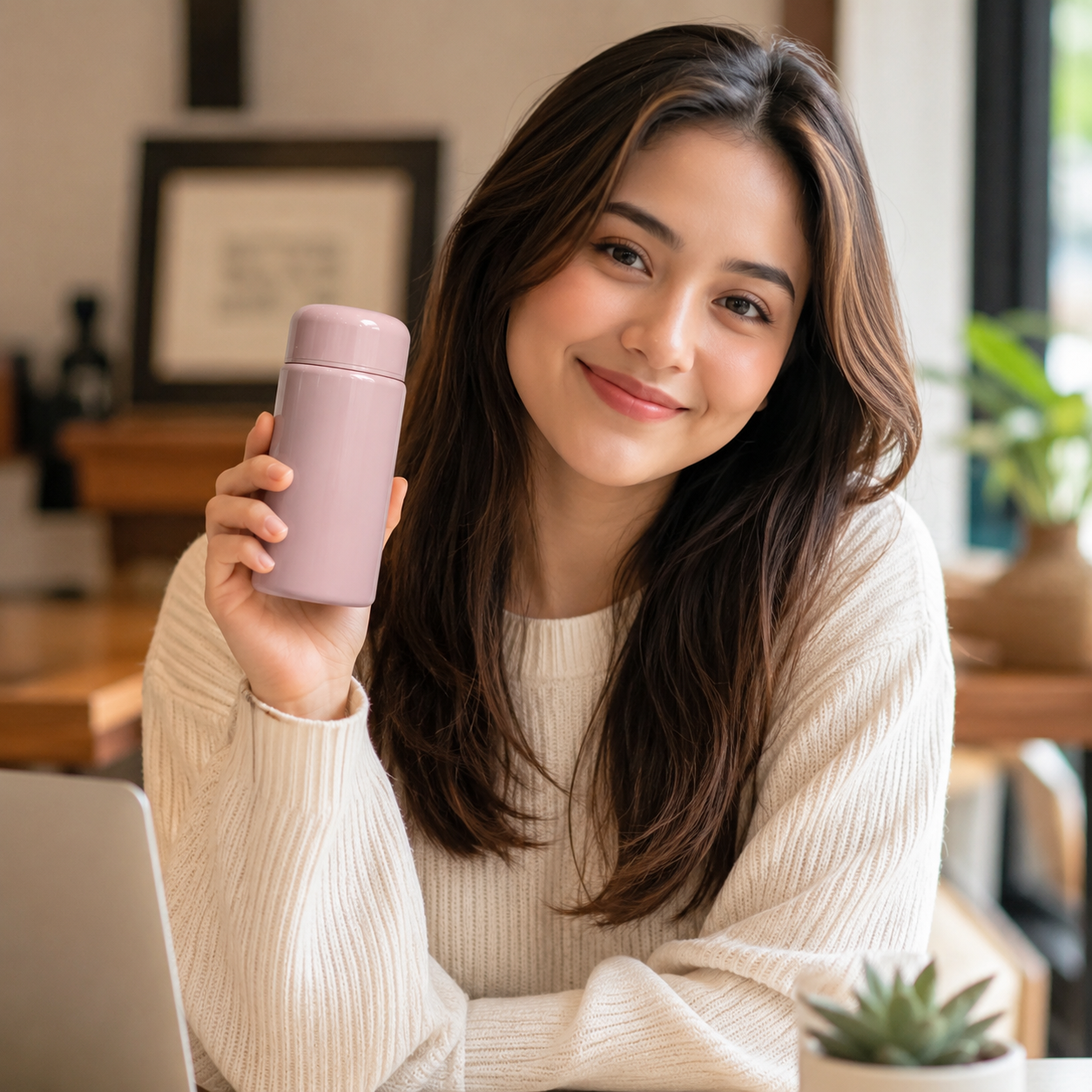 ACCUVAC Mini Vacuum Flask 300ml | Premium Coffee & Tea Flask