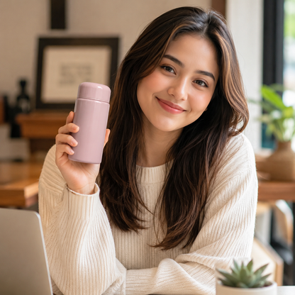 ACCUVAC Mini Vacuum Flask 300ml | Premium Coffee & Tea Flask
