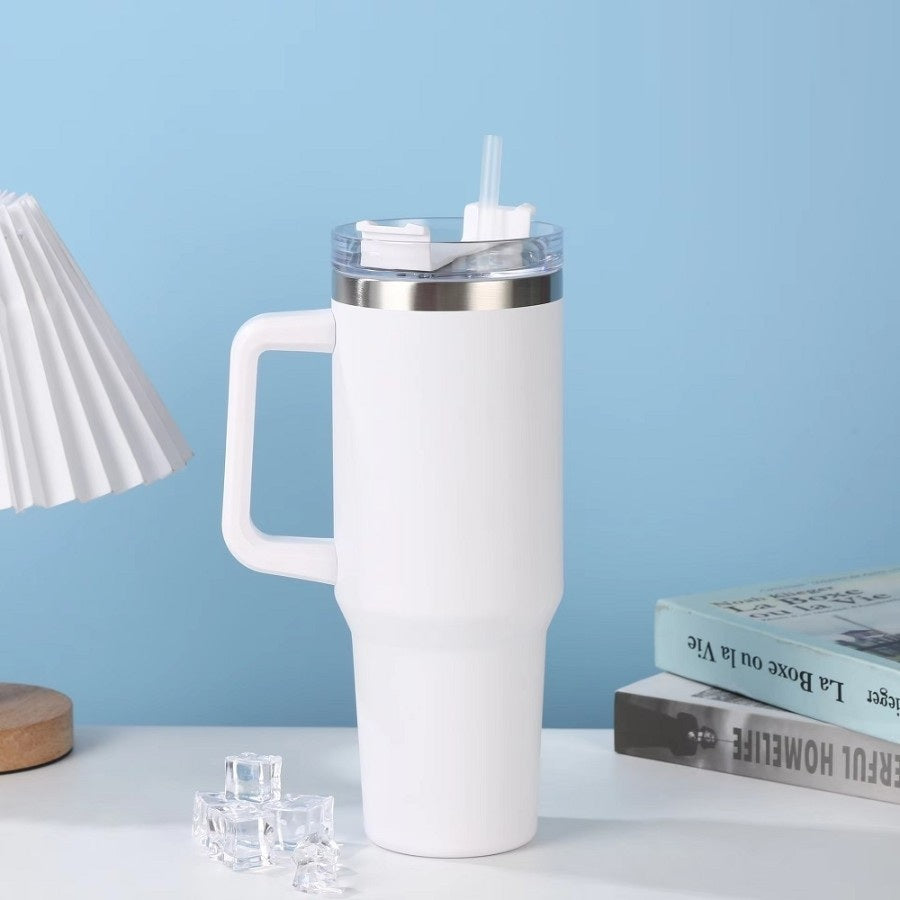 Sipper Mug 1200ml with Straw & Handle