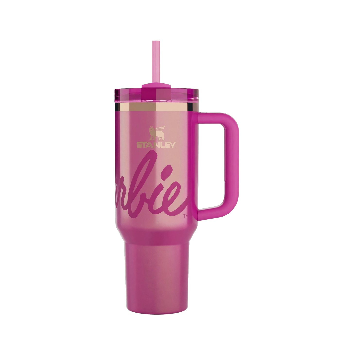 Barbie Icon Quencher Tumbler 1200ml (40oz) - Stainless Steel with Handle, Lid & Straw
