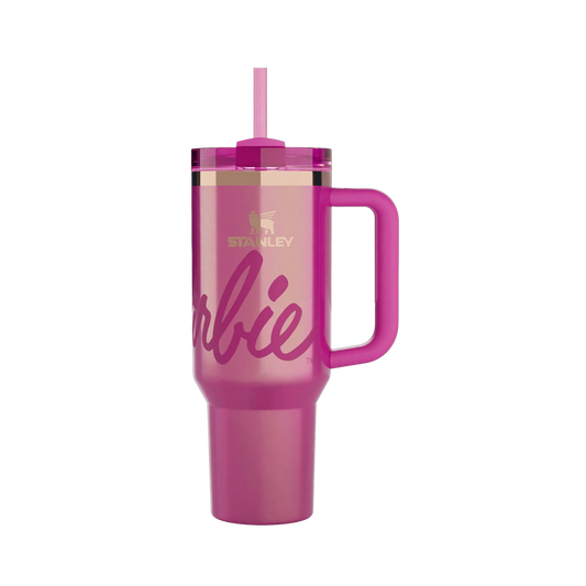 Barbie Icon Quencher Tumbler 1200ml (40oz) - Stainless Steel with Handle, Lid & Straw