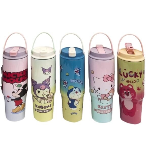 Cartoon Character Printed Tumbler - 900 ml