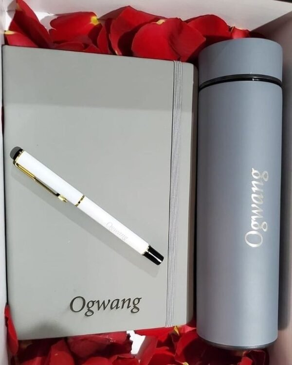 Ash Grey 3-in-1 Personalized Desk Combo - Ogwang Edition