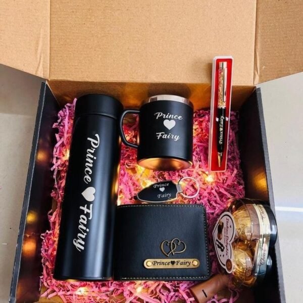 Prince & Fairy Couple Combo - 6-in-1 Personalized Hamper